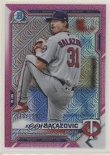 2021 Bowman Chrome Prospects Mega Box Pink Mojo Refractor Jordan Balazovic fm0