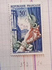 BW423 oblitéré charnière circa 1954 YT 973 JOAILLERIE