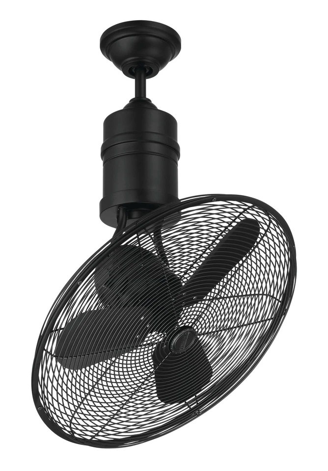 Craftmade BW3213 Bellows III 18" 3 Blade Indoor Ceiling Fan - Black - Image 4 of 4