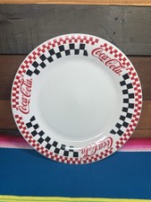 Coca-Cola Logo, 10.5  Plate, 1996,  Red & Bla...