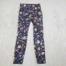 Lululemon Align High Rise 25 Gym Leggings Size 4 Floral Print Pants W/ Pockets