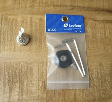 Leofoto FA-05 Cold Shoe Mount Adapter to 1/4" Male / 1/4" Fe USA 