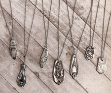 Spoon Pendant Necklaces Lot Of 5 Wholesale Price Assorted Vintage Jewelry