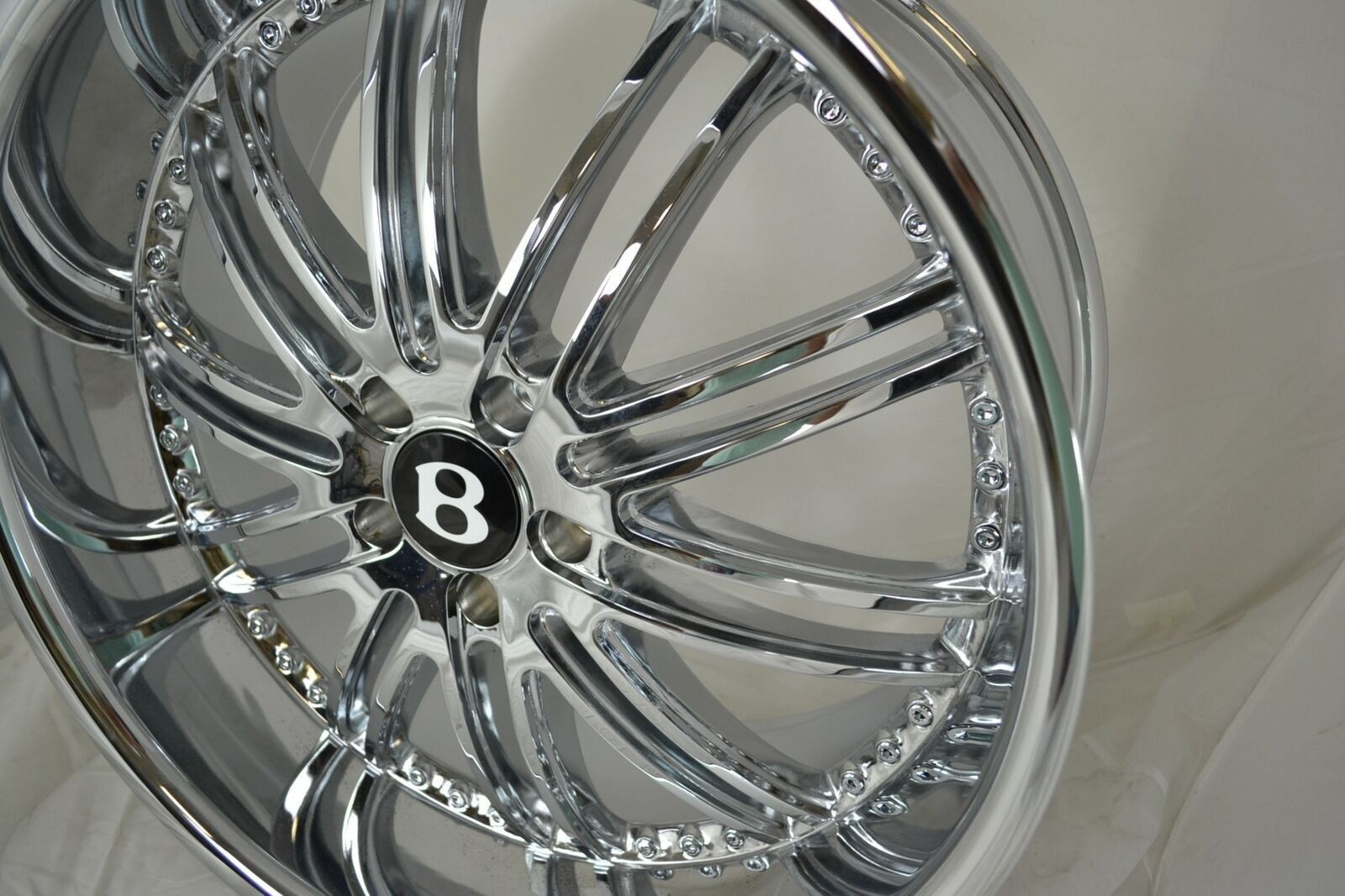 22-inch Bentley GT GTC Spur 2011-2017 Premium Wheels GTX23 Chrome 5x112 Lugs