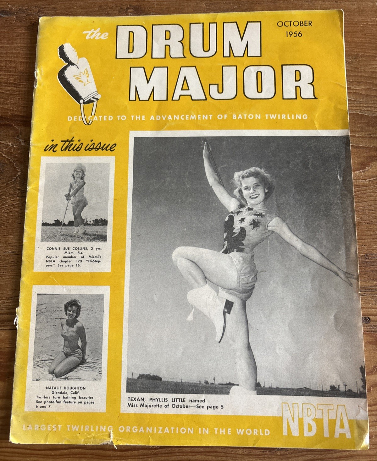 The Drum Major Magazine October 1956 Dedicated to Advancement of Baton Twirling