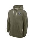 LAS VEGAS Raiders Nike 2025 Salute Service Sideline Dri-Fit Hoodie Adult M NWT