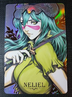 Nel Tu Bleach Masters Anime Engraved Holo Foil Card