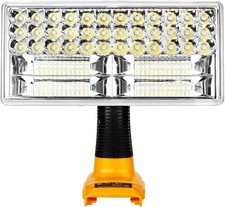 40W 4200LM Cordless LED Work Light for DeWalt 20V MAX DCB205 Li-Ion Battery /USB