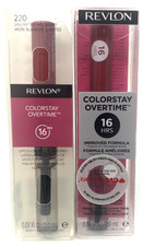  2 Revlon Colorstay Overtime Lipcolor New In Packaging 220 - Unlimited Mulberry