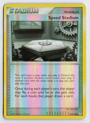 Speed Stadium - DP #114/130 Diamond and Pearl Uncommon Reverse Holo MP