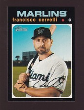 2020 Topps Heritage Francisco Cervelli #532 Miami Marlins