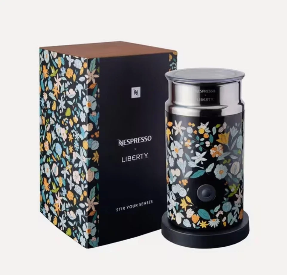 Nespresso Liberty Of London Limited Edition Aeroccino 3 Milk Frother Rare (7 - Image 3 of 3