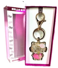   NIB Rhinestone Hello Kitty Bag Charm /Keychain