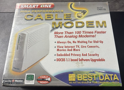 Best Data - Smart One, High Performance Cable Modem CMX110