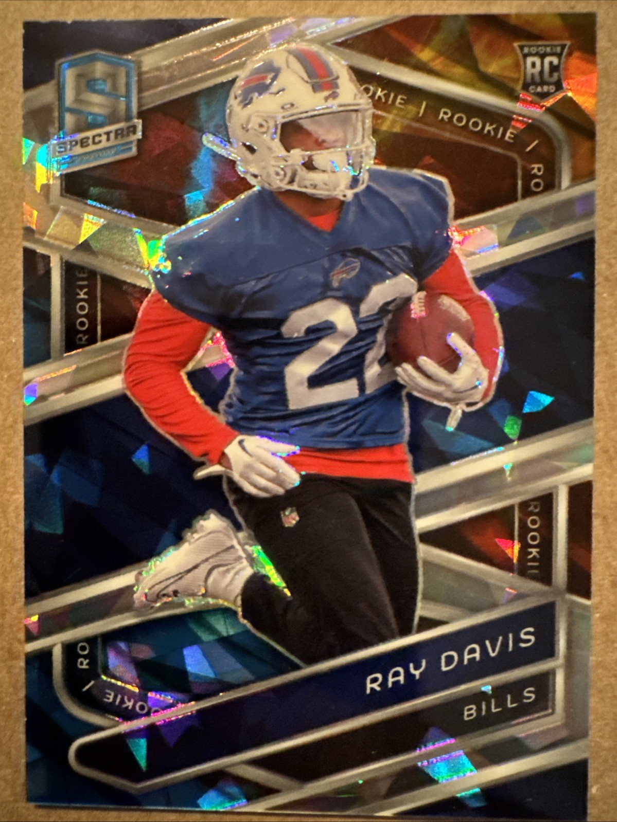 2024 Panini Spectra - Rookies Ray Davis #147 Astral Prizm /40 (RC)