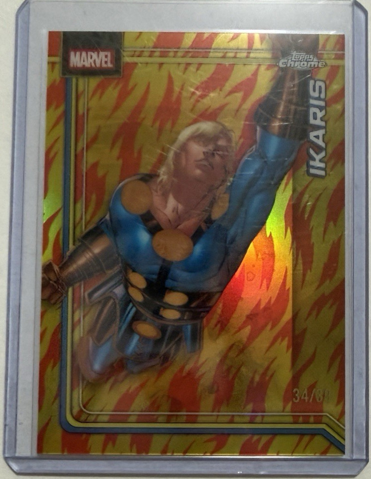 2026 Topps Chrome Marvel Ikaris #053🔥🔥 Human Torch /39🔥🔥