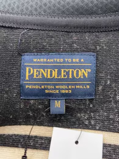 PENDLETON Vest, Medium, Polyester, Black, 9475-73… - image 3