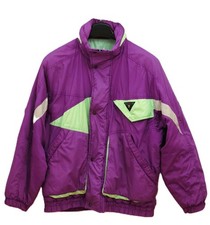BRUGI giacca sci/snowboard vintage uomo viola/verde tg. XL