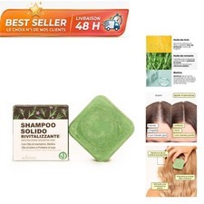 Enooso Shampoing Solide Bio Antichute Huile de Romarin 65g