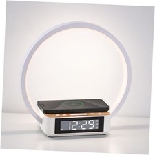 Alarm Clock for Heavy Sleepers,Table Lamp with Wireless Charging,Touch Bedside