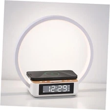Alarm Clock for Heavy Sleepers,Table Lamp with Wireless Charging,Touch Bedside 