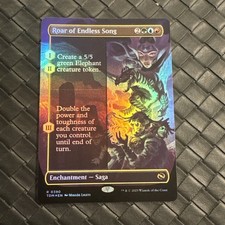 Roar of Endless Song - FOIL BORDERLESS #390 - Tarkir: Dragonstorm - NM MTG