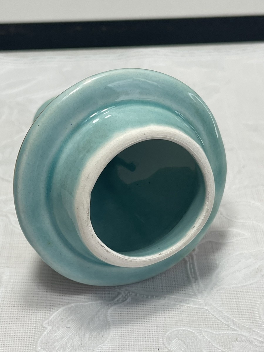 Pot à épices Ou Sucrier En Céramique – Signé Azouz Al-Haraz – Poterie Tunisienne Vintage