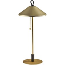 Adesso 6112-21 Kaden Table Lamp Brass with Black Accent