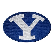 Vintage BYU Cougars Iron On Embroidered Patch 3"x 2"