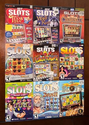 IGT WMS Phantom Sierra PC Casino Slot Games Lot Cleopatra Zeus Lobstermania