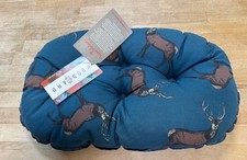 Danish Design Woodland Stag Quilted Mattress Pet Bed/Pad with Labels