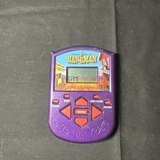 Hangman Electronic Handheld Game Milton Bradley Company Tested, Works 1995