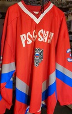 Team Russia #35 Mikhail SHTALENKOV Hockey Jersey. SIZE 52,  GAME USED! VERY RARE