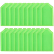 20 Pack Green Diamond Painting Trays   Diamond Art Tool Accessories for 5D