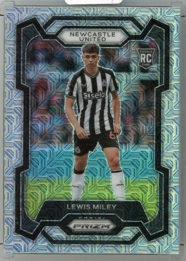 2023-24 PANINI Prizm English Premier League Prizms Mojo #72 Lewis Miley Newcastl