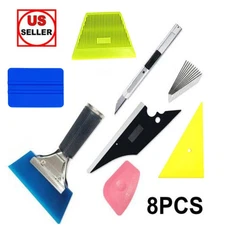 8 PCS Window Tint Tools Kit Car Auto Film Tinting Scraper squeegee Installation