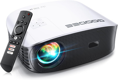4K Smart Projector with 5G WiFi, Bluetooth, Dolby Audio for Home Theater