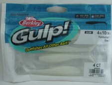 Berkley 1520445 GSPS4-GL Gulp 4" PaddleShad Glow 4ct