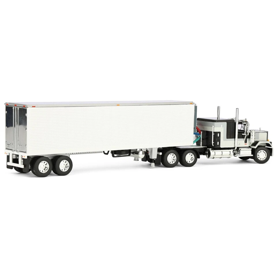 First Gear DCP 1/64 GMC General Flattop Sleeper & Vintage Reefer Trailer 60-1923 - Image 3 of 4