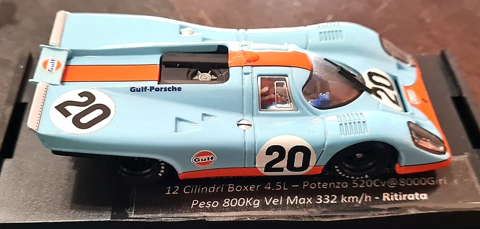 Porsche 917K Le Mans Brumm 1:43 1970 Siffer, Redman, con pilota inserito dentro - Immagine 2 di 4