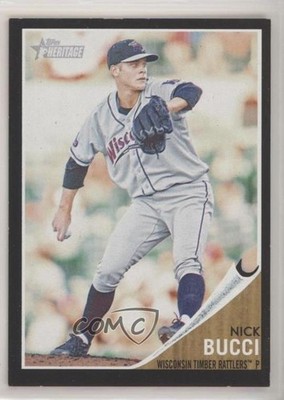 2011 Topps Heritage Minor League Edition Black Border 41/62 Nick Bucci #71 b1p