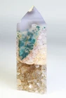 Natural Agate Geode Quartz Crystal Cluster Point Tower Obelisk Wand Specimen