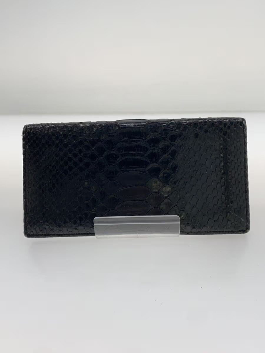 GIANNI VERSACE Python Pattern Long Wallet Leather… - image 2