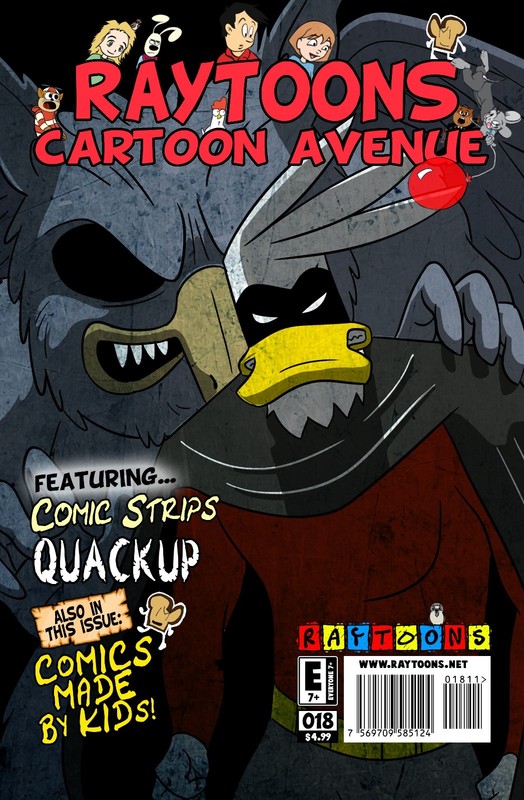 Raytoons Cartoon Avenue #18 Comic Book (New, Sealed) w/ Flipcover Side By Kids