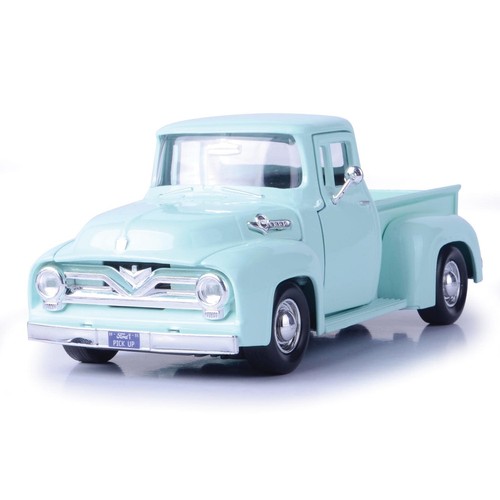 1955 Ford F-100 Pickup Truck Light Green 1/24 Diecast Model Car by 79341