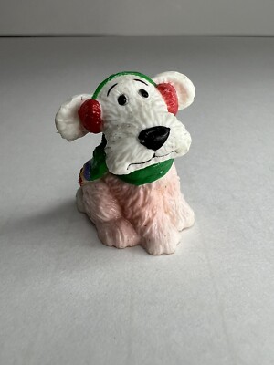 Russ Jolly Holidays Dog in Scarf Pencil Topper Christmas