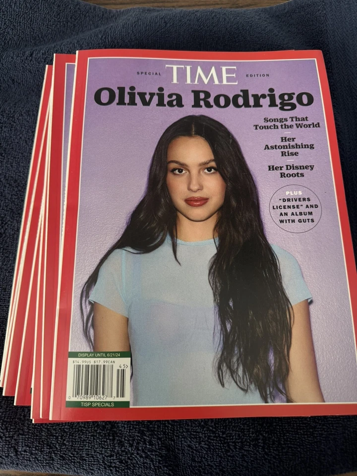Olivia Rodrigo Special Edition Time Magazine Songs That Touch The World Unread