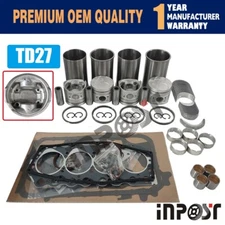 TD27 TD27T Engine Overhaul Rebuild Kit For Nissan TCM Forklifts D21 D22 Gasket