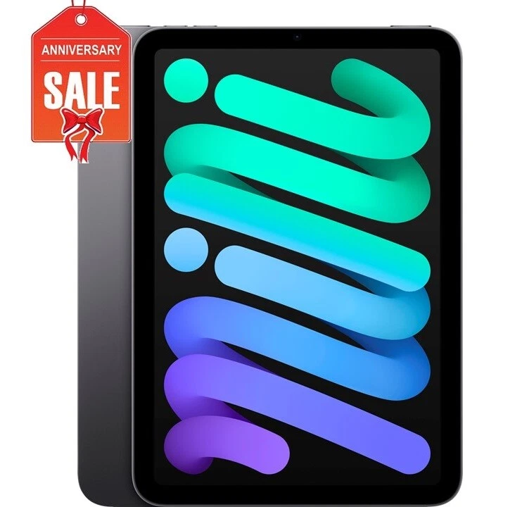 Apple iPad Mini 6th WiFi or Unlocked I Gray Silver Gold I 64GB 256GB - Good