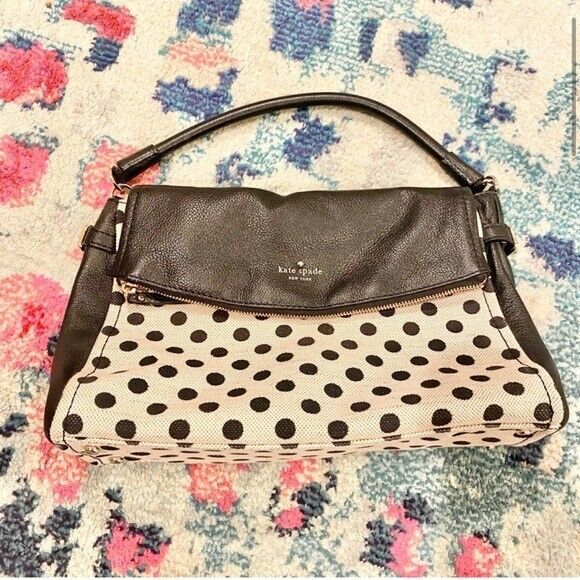 Kate Spade Cobble Hill Little Minka Canvas Dot Shoulder Bag Kate Spade Cobble Hill Little Minka Canvas Dot Shoulder Bag